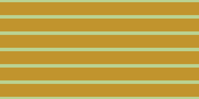 #c1942d, #bad393 horizontal lines, fourteen pixels wide, fifty-two pixels apart