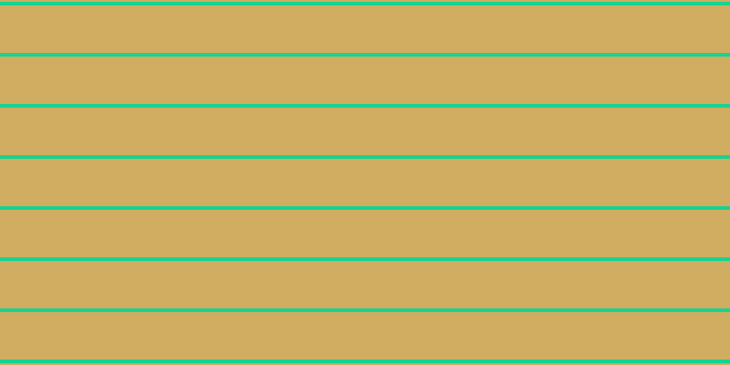 #c1942d (75%), #15d393 horizontal lines, four pixels wide, fifty-two pixels apart