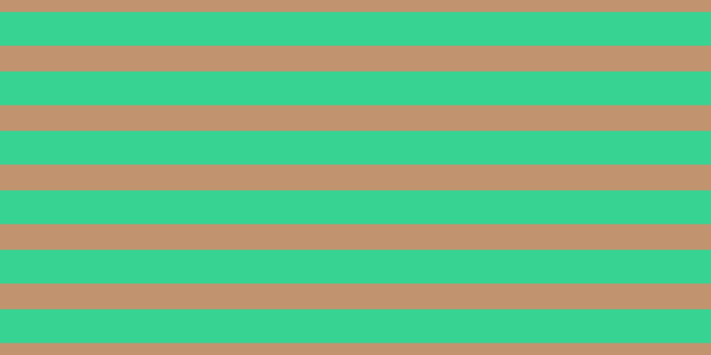 #c1946f, #36d393 horizontal lines, thirty-eight pixels wide, twenty-nine pixels apart
