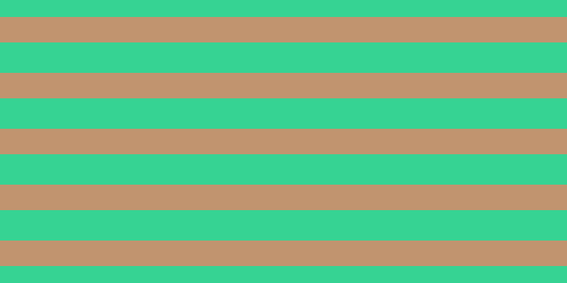 #c1946f, #36d393 horizontal lines, forty-three pixels wide, thirty-six pixels apart