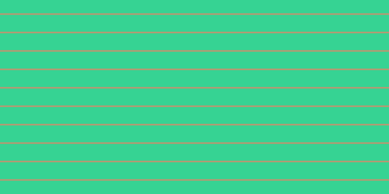 #c1946f, #36d393 horizontal lines, thirty-five pixels wide, three pixels apart