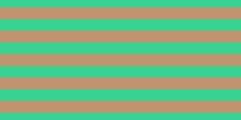 #c1946f, #36d393 horizontal lines, thirty-eight pixels wide, forty pixels apart