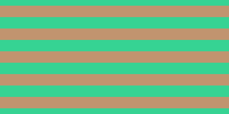 #c1946f, #36d393 horizontal lines, forty pixels wide, forty pixels apart