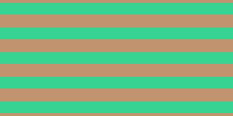 #c1946f, #36d393 horizontal lines, forty pixels wide, forty-five pixels apart