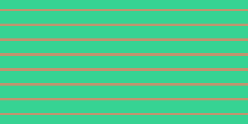 #c1946f, #36d393 horizontal lines, forty pixels wide, eight pixels apart