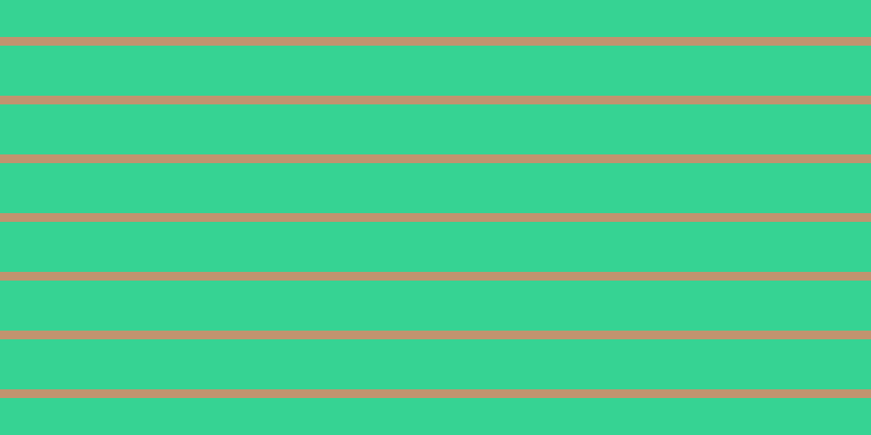 #c1946f, #36d393 horizontal lines, forty-six pixels wide, eight pixels apart