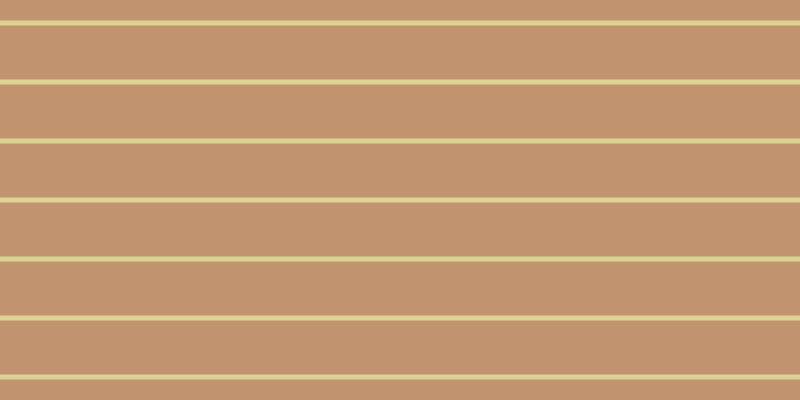 #c1946f, #dbd393 horizontal lines, five pixels wide, fifty-four pixels apart