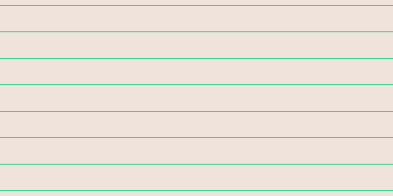 #c1946f (25%), #36d393 horizontal lines, two pixels wide, fifty-two pixels apart