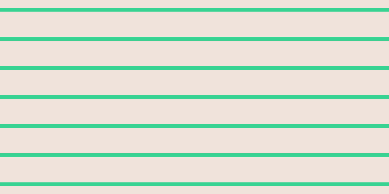 #c1946f (25%), #36d393 horizontal lines, eight pixels wide, fifty-two pixels apart