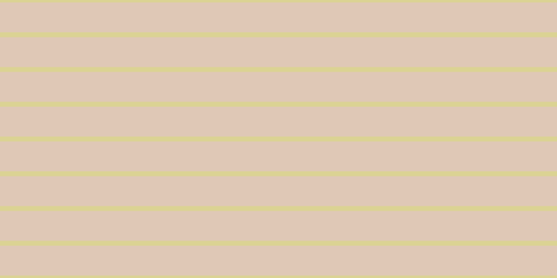#c1946f (50%), #dbd393 horizontal lines, seven pixels wide, forty-three pixels apart
