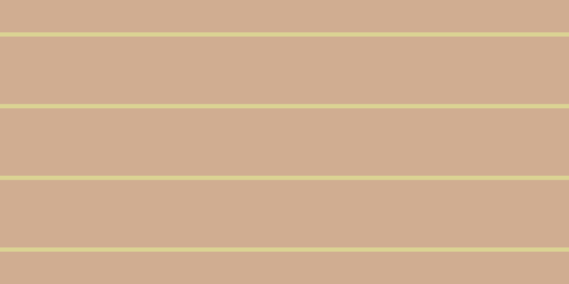 #c1946f (75%), #dbd393 horizontal lines, six pixels wide, ninety-five pixels apart