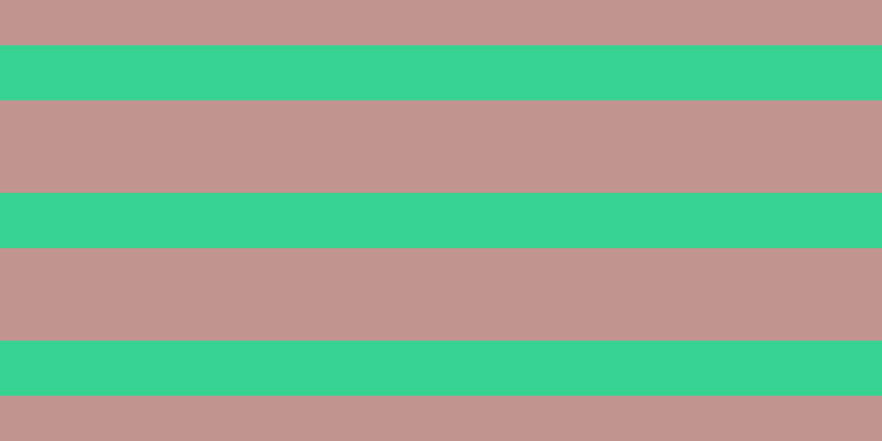 #c19490, #36d393 horizontal lines, fifty pixels wide, eighty-four pixels apart