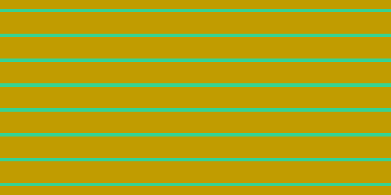 #c19c00, #36d393 horizontal lines, seven pixels wide, forty-four pixels apart