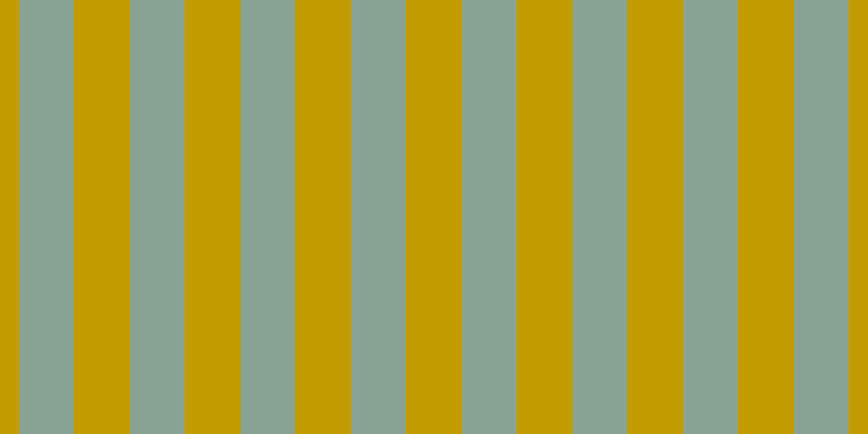 #c19c00, #88a393 vertical lines, fifty pixels wide, fifty-two pixels apart