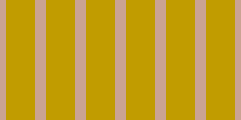 #c19c00, #caa393 vertical lines, thirty-eight pixels wide, ninety-five pixels apart