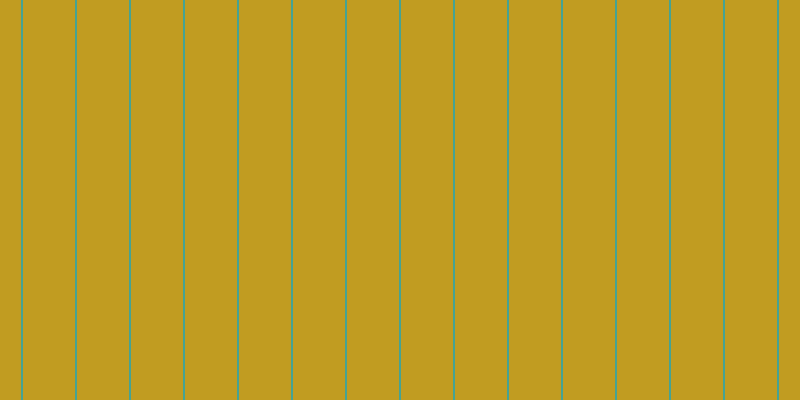 #c19c21, #46a393 vertical lines, two pixels wide, fifty-two pixels apart