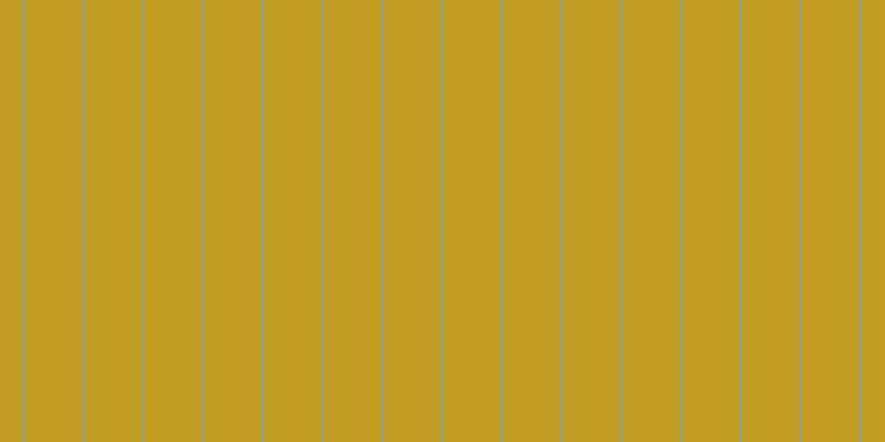 #c19c21, #88a393 vertical lines, two pixels wide, fifty-two pixels apart
