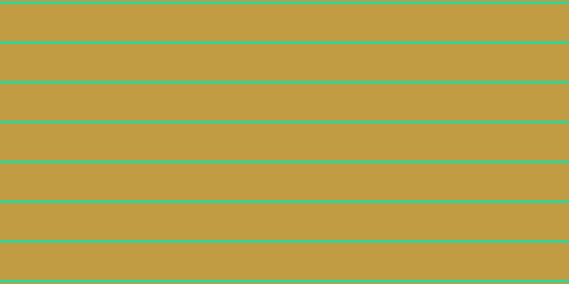 #c19c42, #36d393 horizontal lines, four pixels wide, fifty-two pixels apart