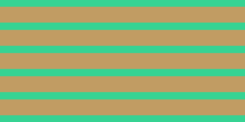 #c19c63, #36d393 horizontal lines, twenty-four pixels wide, fifty-two pixels apart