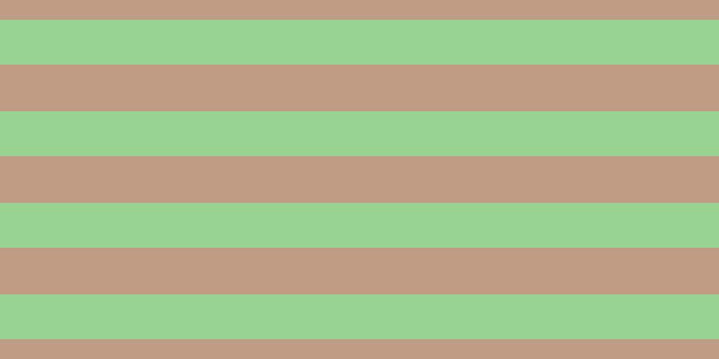 #c19c84, #99d393 horizontal lines, fifty pixels wide, fifty-two pixels apart