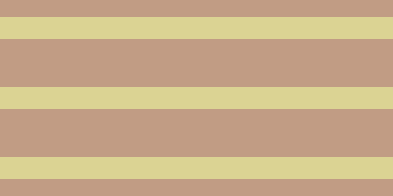 #c19c84, #dbd393 horizontal lines, forty-five pixels wide, ninety-eight pixels apart