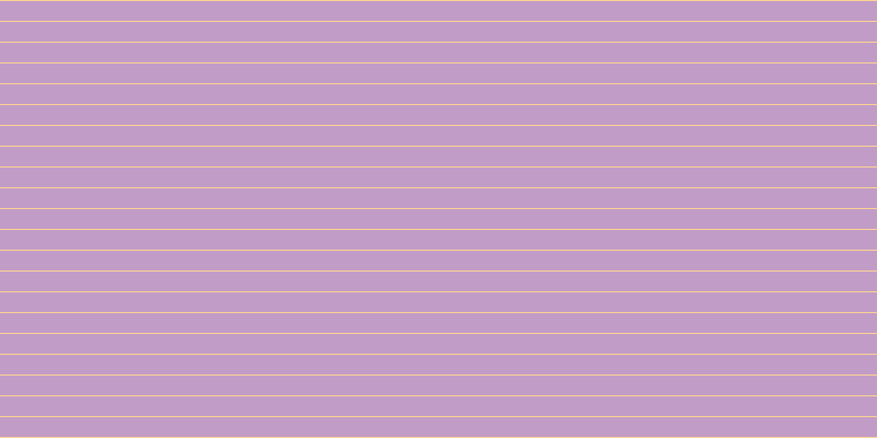 #c19cc6, #fcd393 horizontal lines, one pixels wide, eighteen pixels apart
