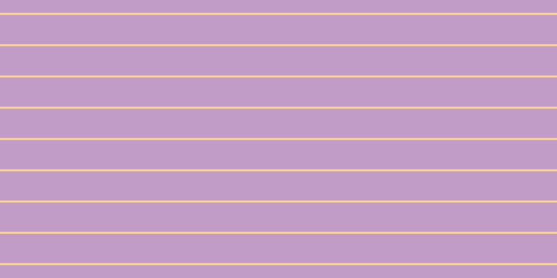 #c19cc6, #fcd393 horizontal lines, three pixels wide, forty-two pixels apart