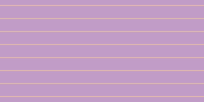 #c19cc6, #fcd393 horizontal lines, two pixels wide, forty-nine pixels apart