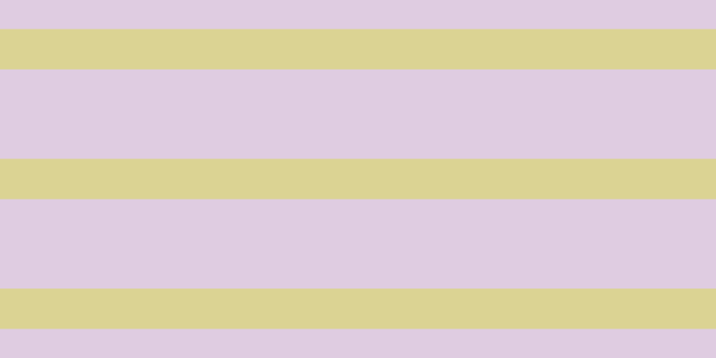 #c19cc6 (50%), #dbd393 horizontal lines, forty-five pixels wide, one hundred pixels apart