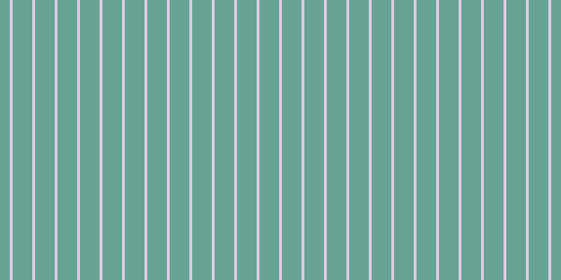 #c19cc6 (50%), #67a393 vertical lines, twenty-eight pixels wide, four pixels apart