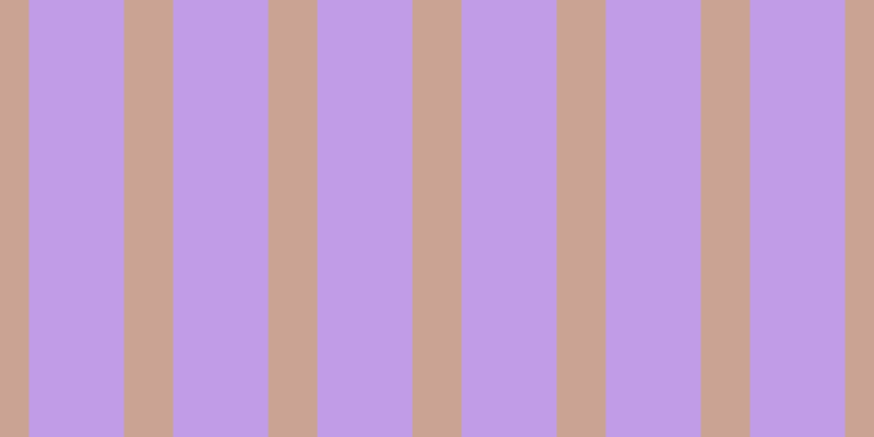 #c19ce7, #caa393 vertical lines, forty-five pixels wide, eighty-seven pixels apart