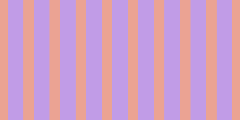 #c19ce7, #eba393 vertical lines, thirty-five pixels wide, fifty-two pixels apart
