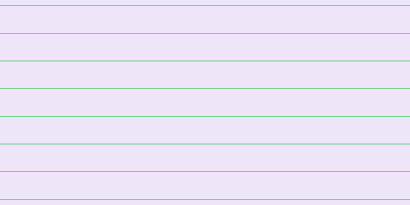 #c19ce7 (25%), #78d393 horizontal lines, two pixels wide, fifty-two pixels apart