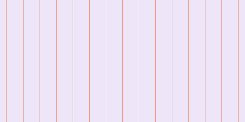 #c19ce7 (25%), #eba393 vertical lines, two pixels wide, fifty-two pixels apart
