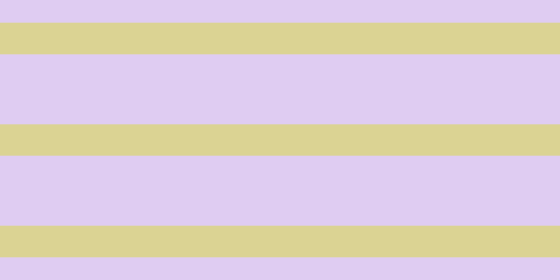#c19ce7 (50%), #dbd393 horizontal lines, forty-five pixels wide, one hundred pixels apart