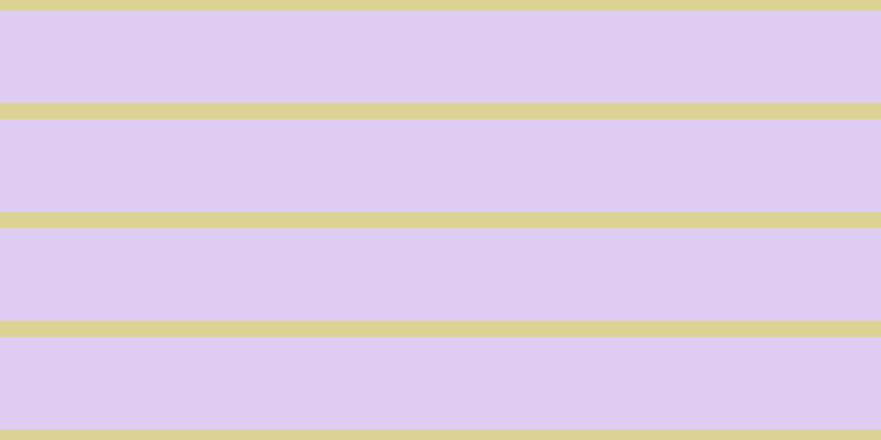 #c19ce7 (50%), #dbd393 horizontal lines, fifteen pixels wide, eighty-four pixels apart