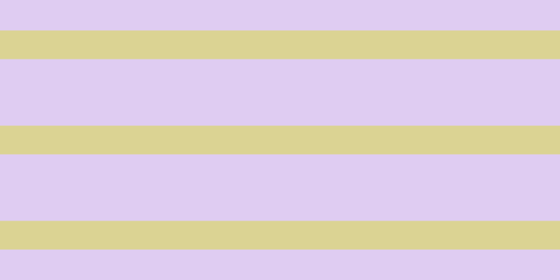 #c19ce7 (50%), #dbd393 horizontal lines, forty-one pixels wide, ninety-five pixels apart