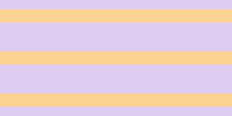 #c19ce7 (50%), #fcd393 horizontal lines, forty-five pixels wide, one hundred pixels apart