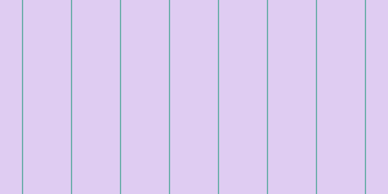 #c19ce7 (50%), #46a393 vertical lines, two pixels wide, ninety-nine pixels apart