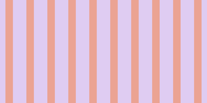 #c19ce7 (50%), #eba393 vertical lines, twenty-nine pixels wide, fifty-two pixels apart