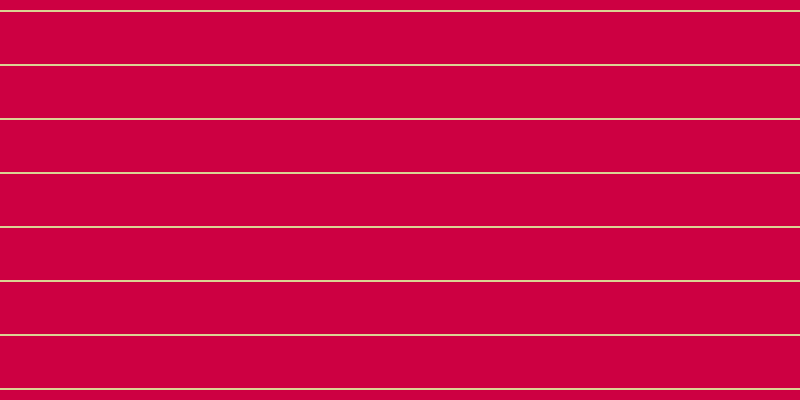 #cd0042, #dbd393 horizontal lines, two pixels wide, fifty-two pixels apart