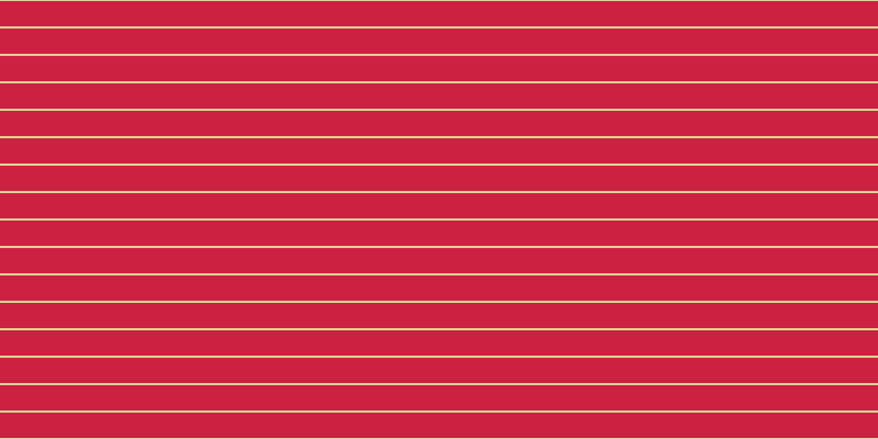 #cd2142, #dbd393 horizontal lines, two pixels wide, twenty-three pixels apart