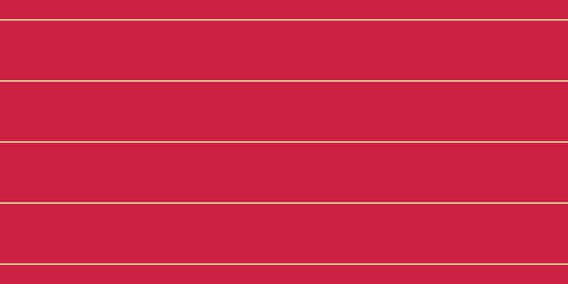 #cd2142, #dbd393 horizontal lines, two pixels wide, eighty-four pixels apart