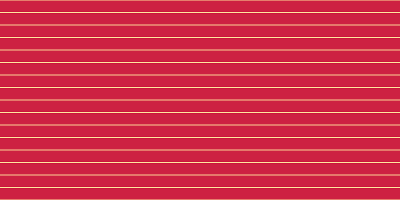 #cd2142, #fcd393 horizontal lines, two pixels wide, twenty-three pixels apart
