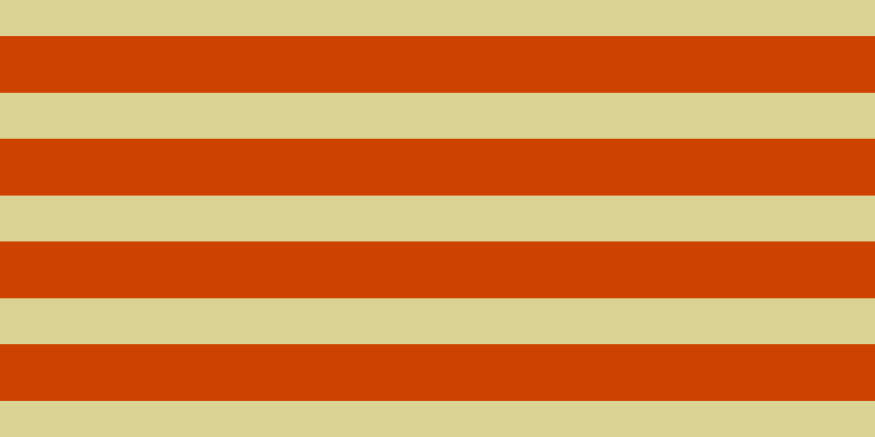 #cd4200, #dbd393 horizontal lines, forty-two pixels wide, fifty-two pixels apart