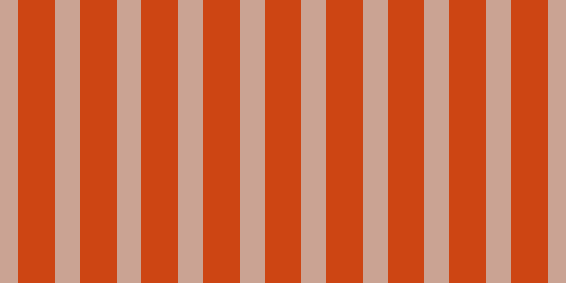 #cd4513, #caa393 vertical lines, thirty-five pixels wide, fifty-two pixels apart