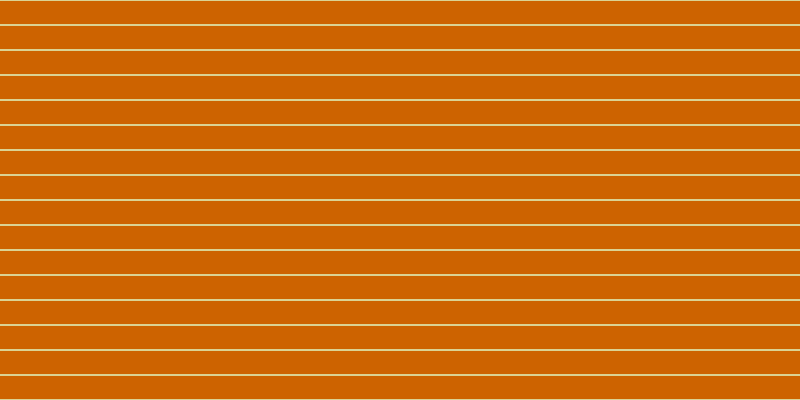 #cd6300, #dbd393 horizontal lines, two pixels wide, twenty-three pixels apart