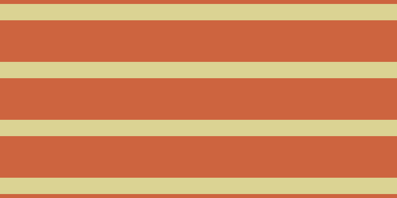 #cd643f, #dbd393 horizontal lines, thirty-three pixels wide, eighty-four pixels apart
