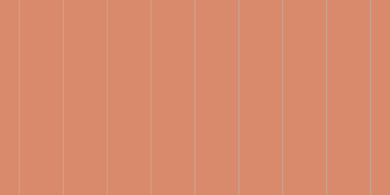 #cd643f (75%), #caa393 vertical lines, two pixels wide, eighty-eight pixels apart