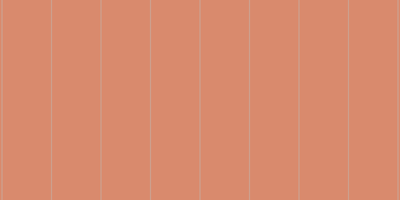 #cd643f (75%), #caa393 vertical lines, two pixels wide, ninety-seven pixels apart